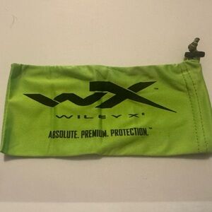 Wiley X Green Pouch for Sunglasses & Eyeglasses